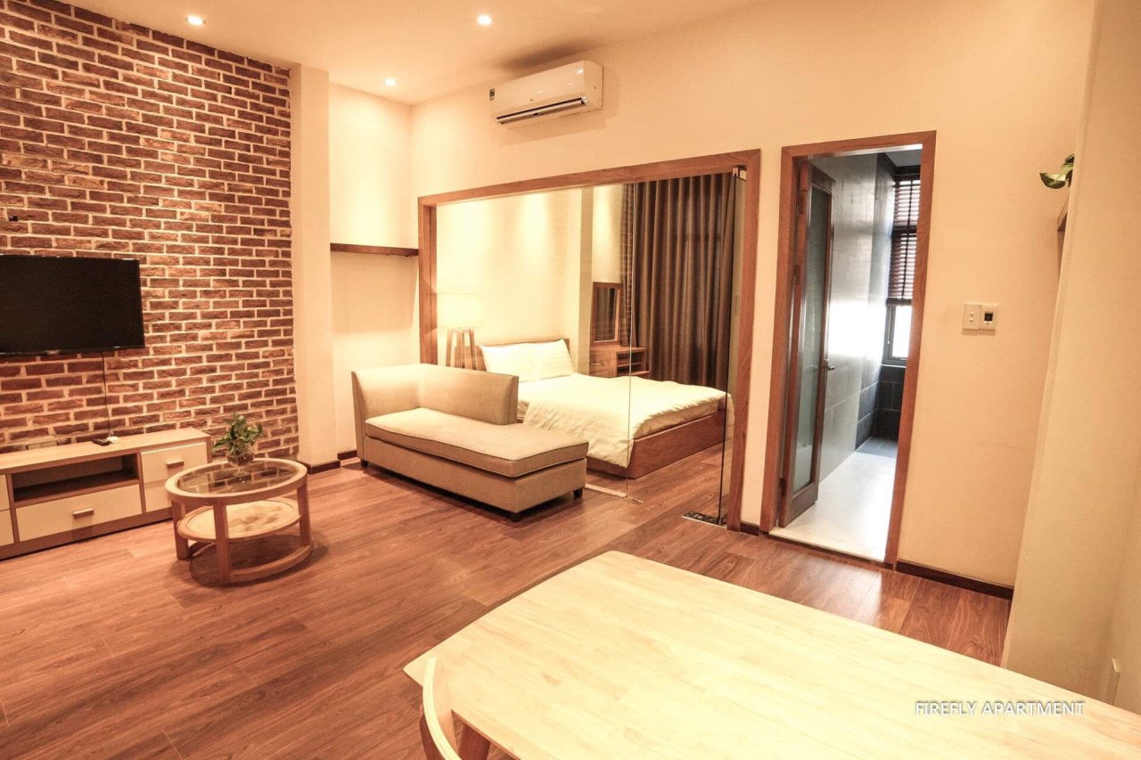 Wooden design 1 Bedroom Apartment For Rent Da Nang