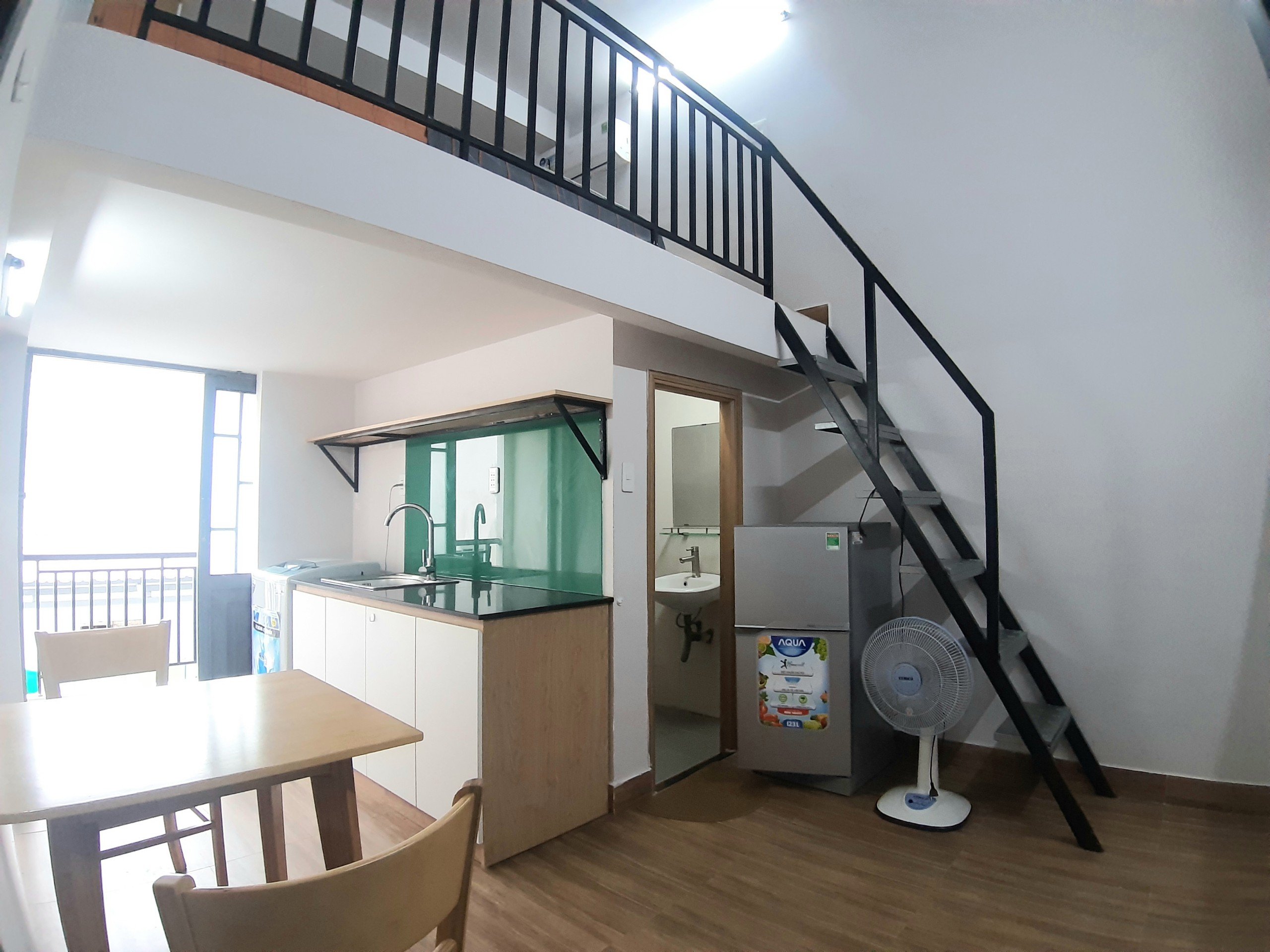 Loft apartment for rent with balcony Da Nang