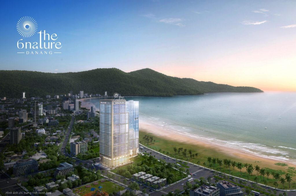 v01 aerial view 2 6Nature - Danang Real Estate - Beachfront luxury condo for sale - Stunning location