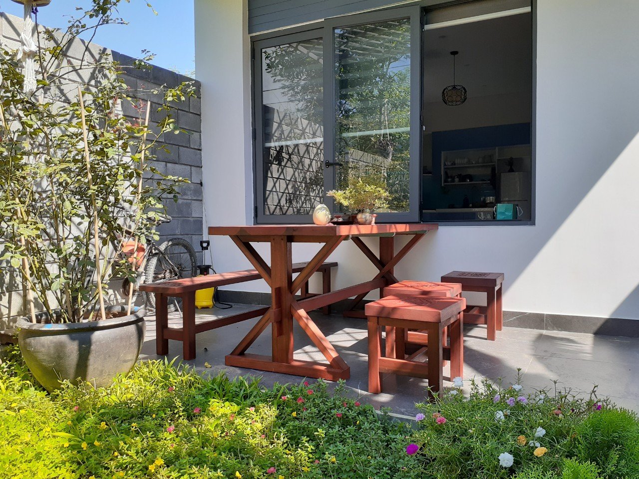 RENTED – Cozy Garden Three Bedrooms House For Rent In Nam Viet A Da Nang