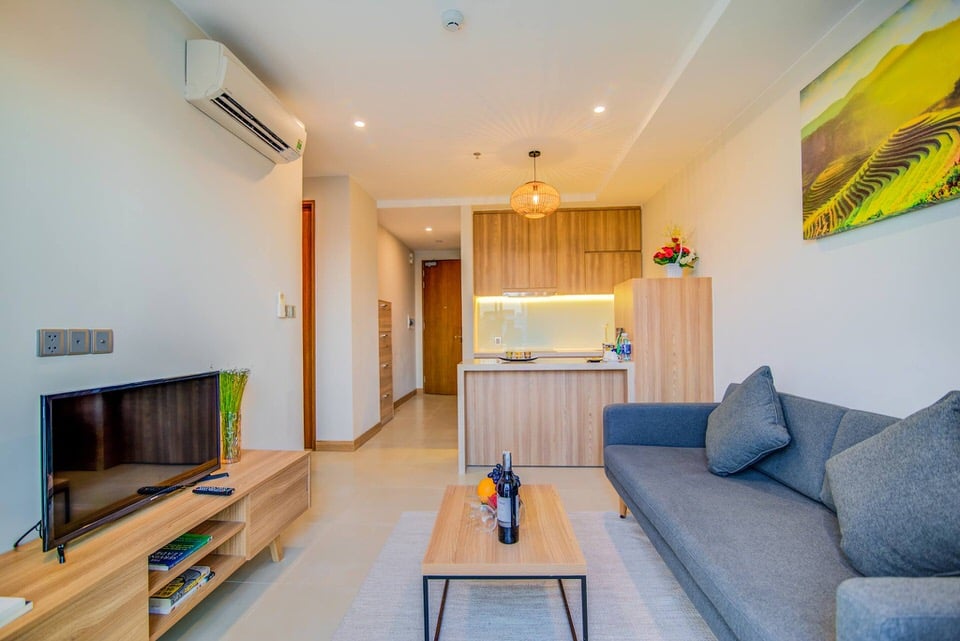 RENTED – Modern 3 bedroom apartment with pool and gym in An Thuong area