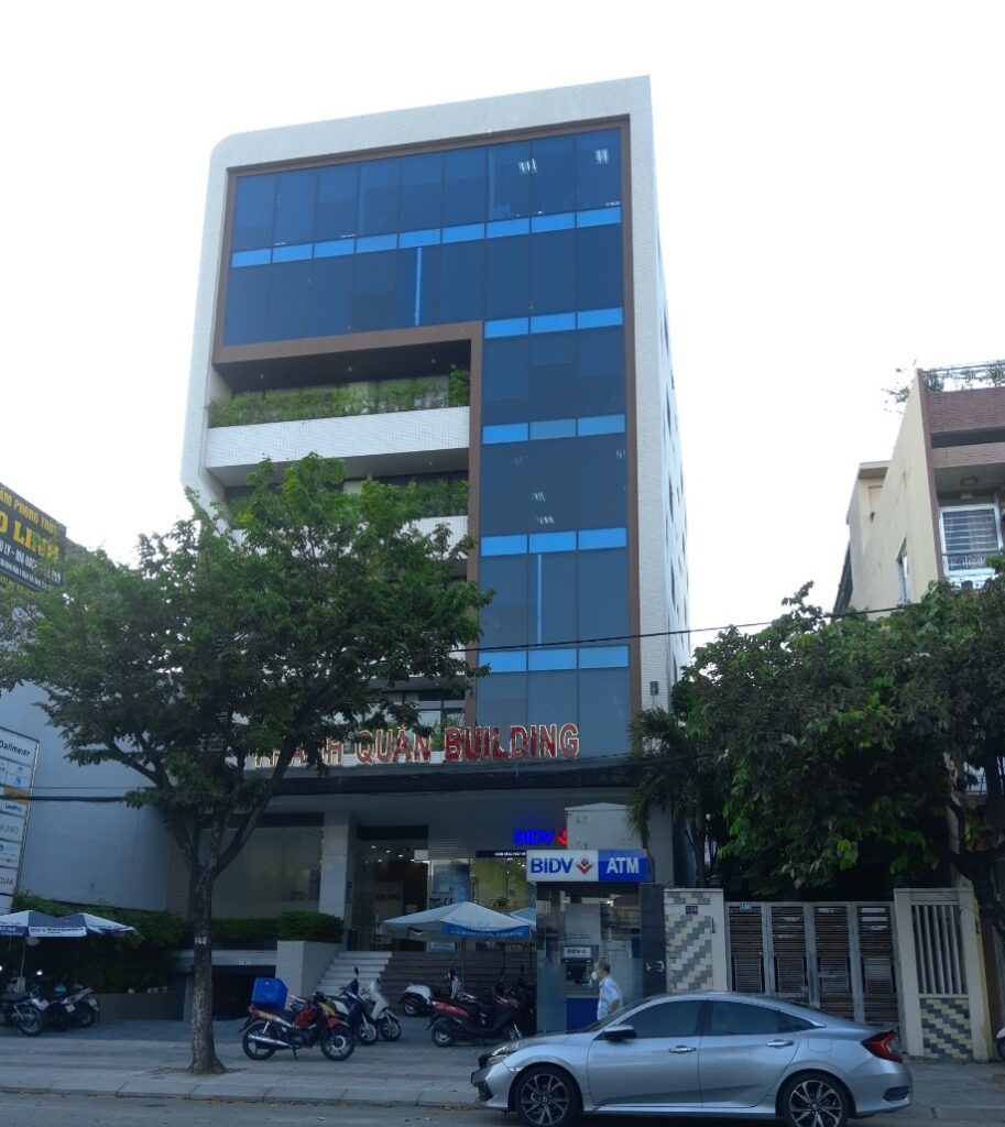Thanh Quan building-office space for lease in Da Nang city center – Great design building