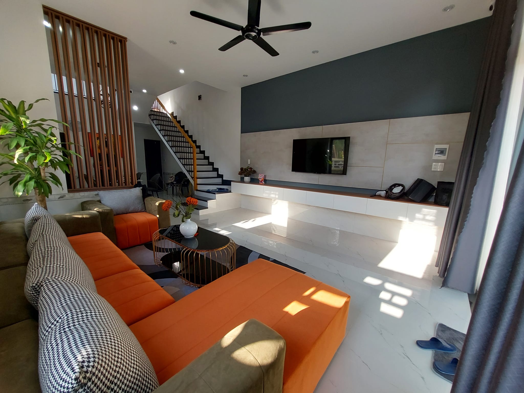 Sunlit Modern Home Three Bedrooms House For Rent Cam Chau Hoi An