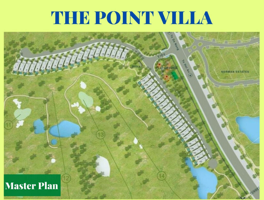 The Point map 1 Luxurious 3 Bedrooms Villa at The Point for Rent in Da Nang