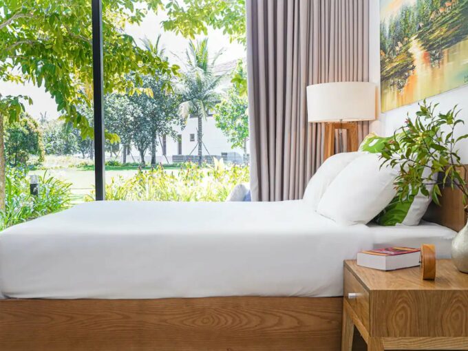 1-Bedroom Apartment at Ocean Suites – serene garden view