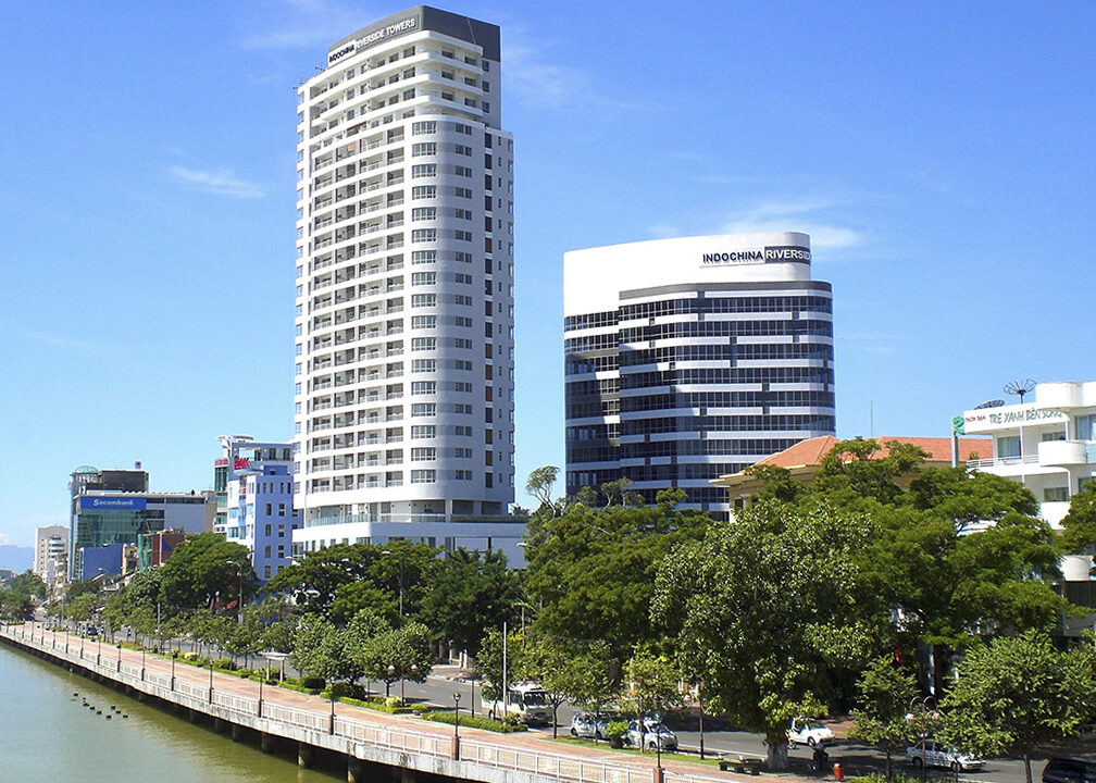Da Nang Software Park Building exterior view with modern office complex for IT companies