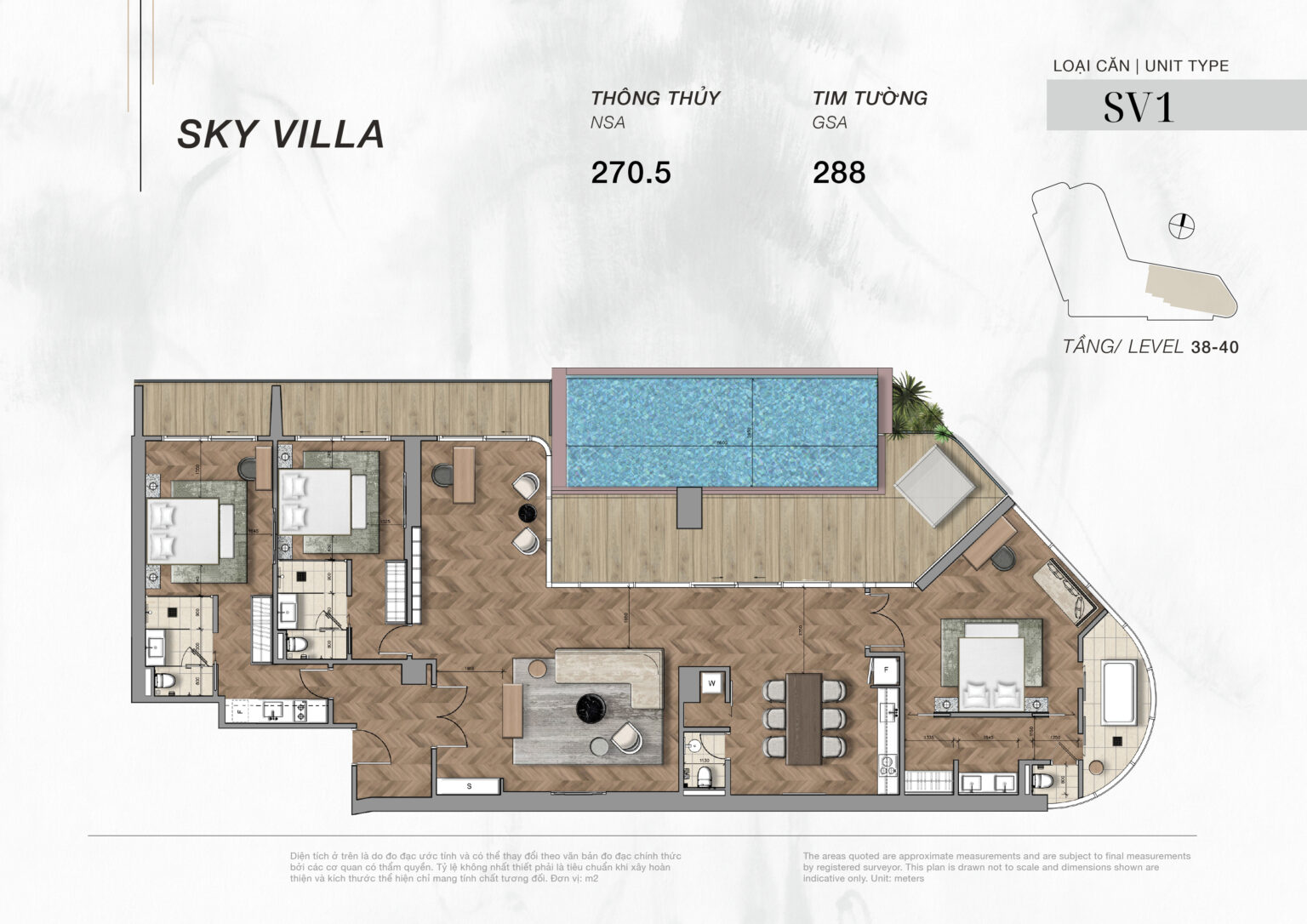 Sky Villa floor plan