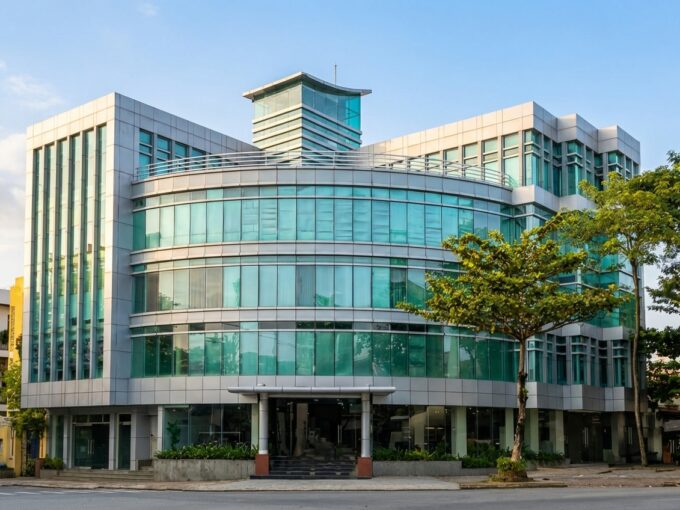 Sunrise Building 1 cheap office for rent in Cam Le 3