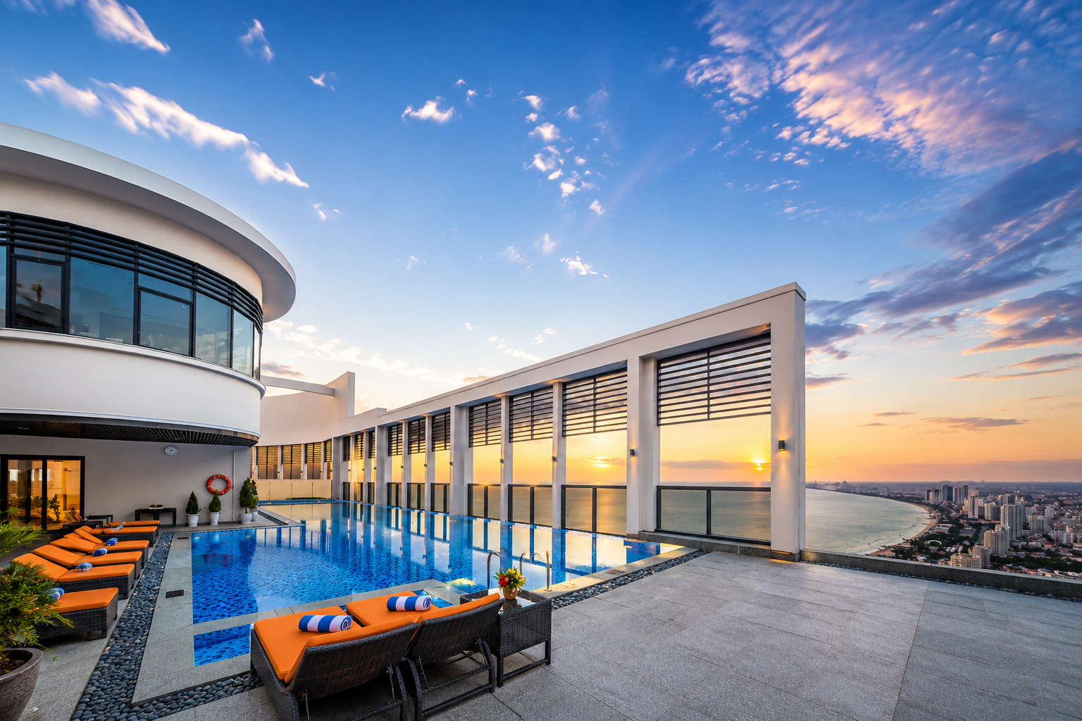 Swimming pool at Altara Suites Da Nang
