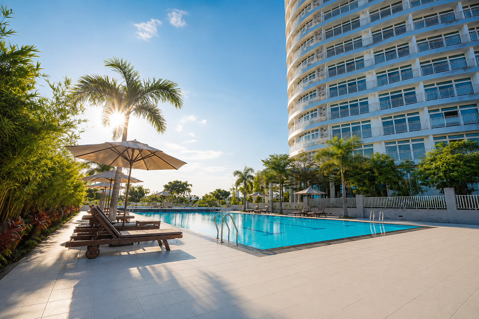 Swimming pool at Azura Da Nang