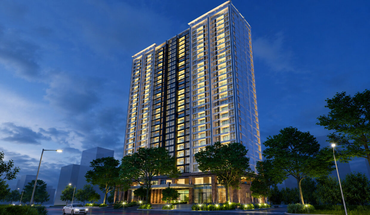 Hiyori Garden Tower Da Nang apartment building exterior