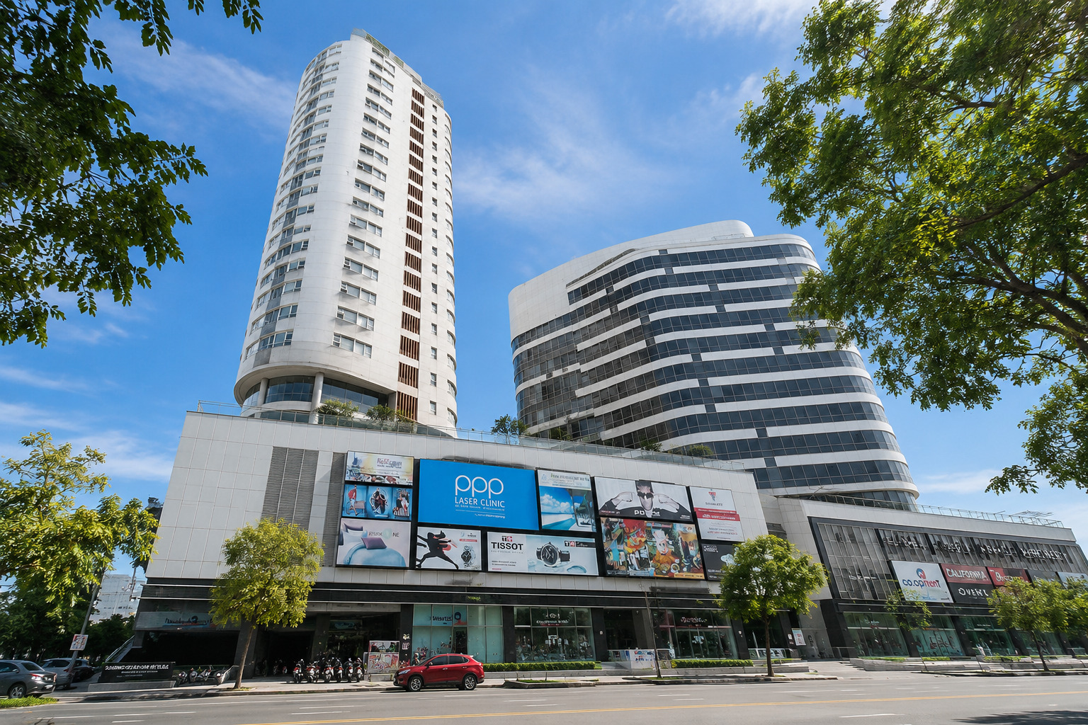 Indochina Riverside Towers Da Nang on Bach Dang Street beside the Han River