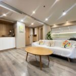 1-Bedroom Apartment for Rent at F Home Da Nang – Glass Ensuite & Freestanding Bathtub